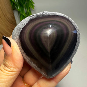 Raw Edge Rainbow Obsidian FreeForm