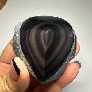 Raw Edge Rainbow Obsidian FreeForm