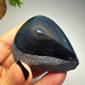 Raw Edge Rainbow Obsidian FreeForm