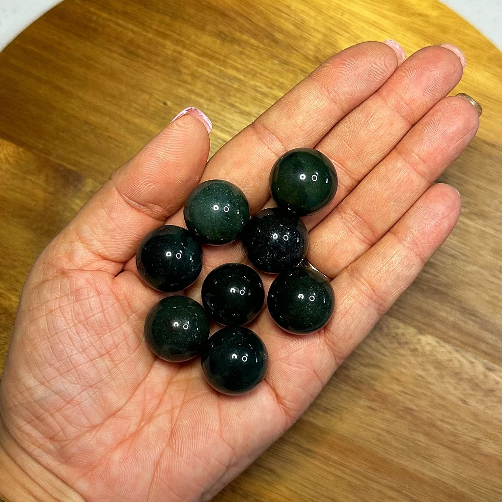 Moss Agate Mini Sphere