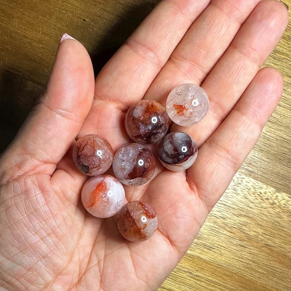 Fire Quartz Mini Sphere