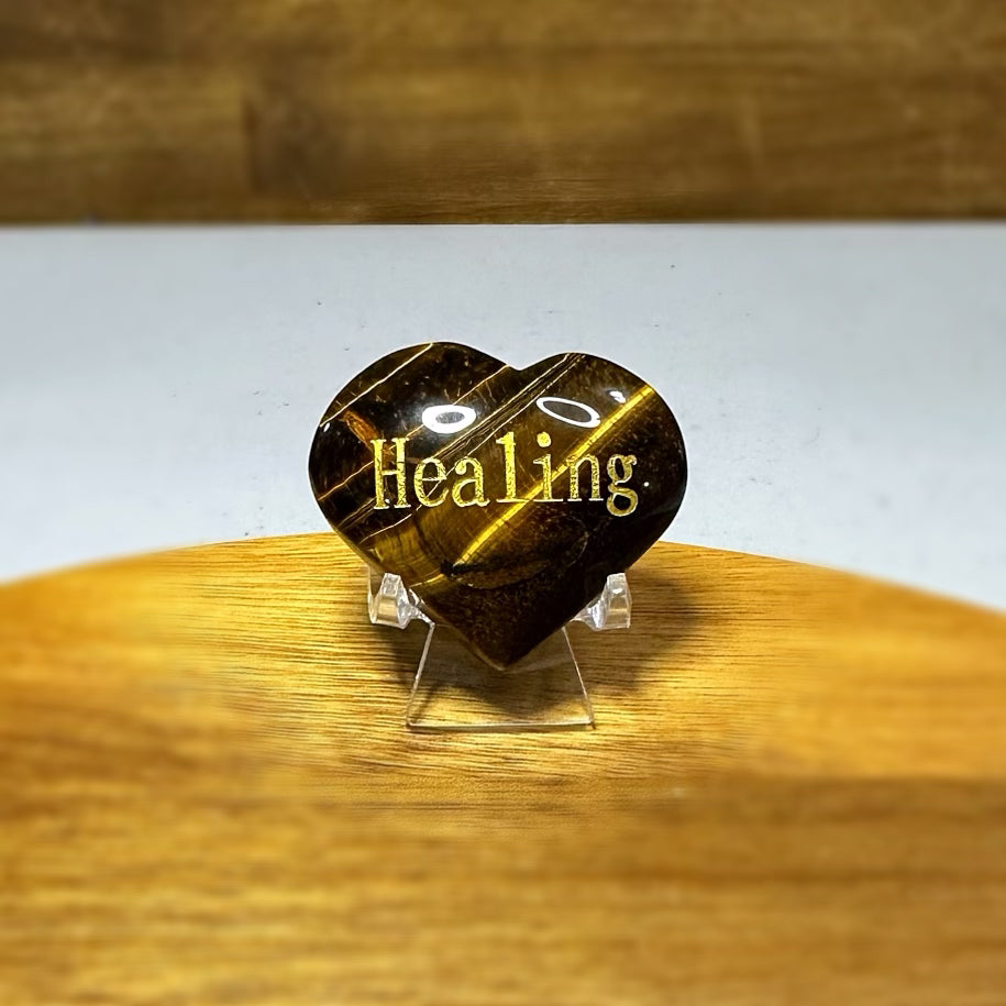 Tigers Eye Healing Heart