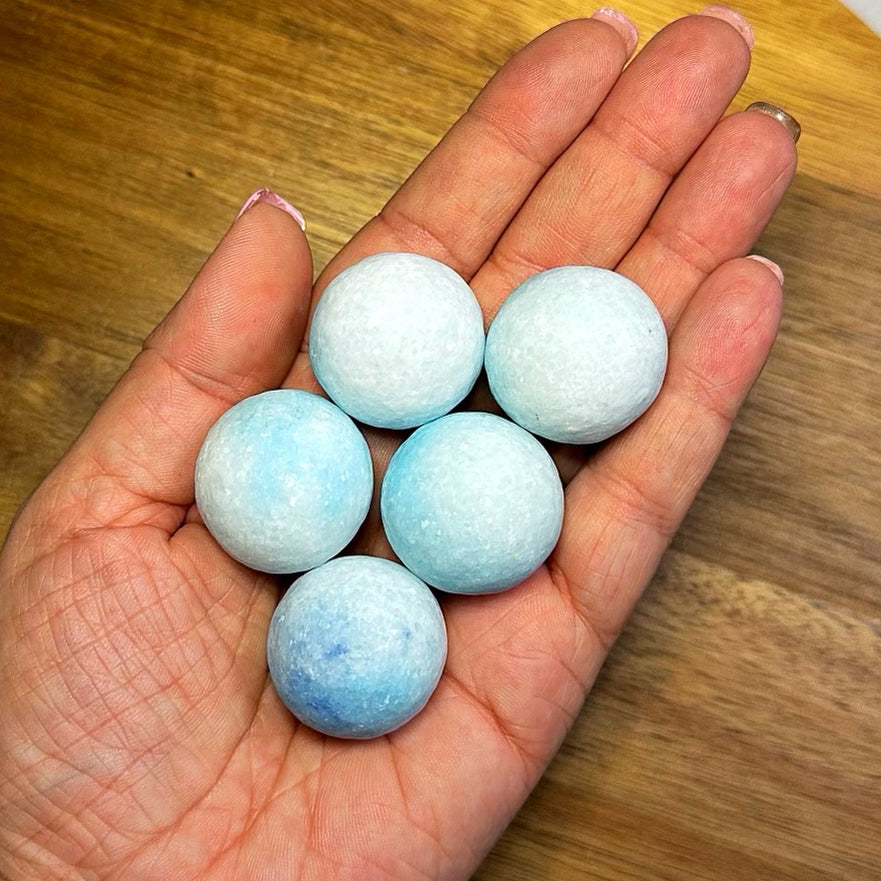 Blue Aragonite Mini Sphere
