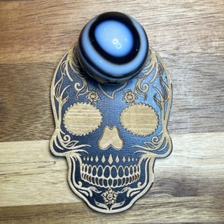 Wooden Skull Holder