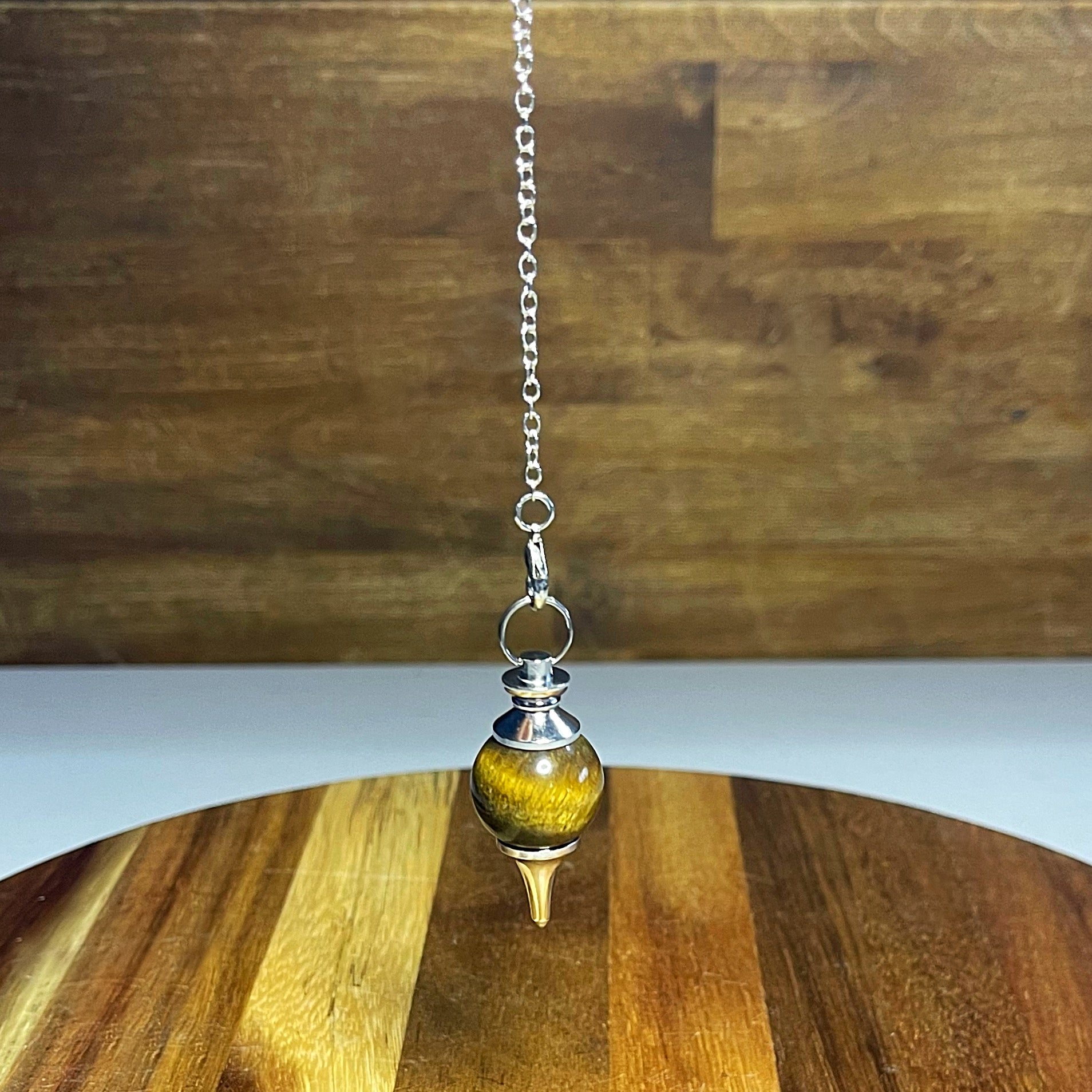 Tigers Eye Pendulum
