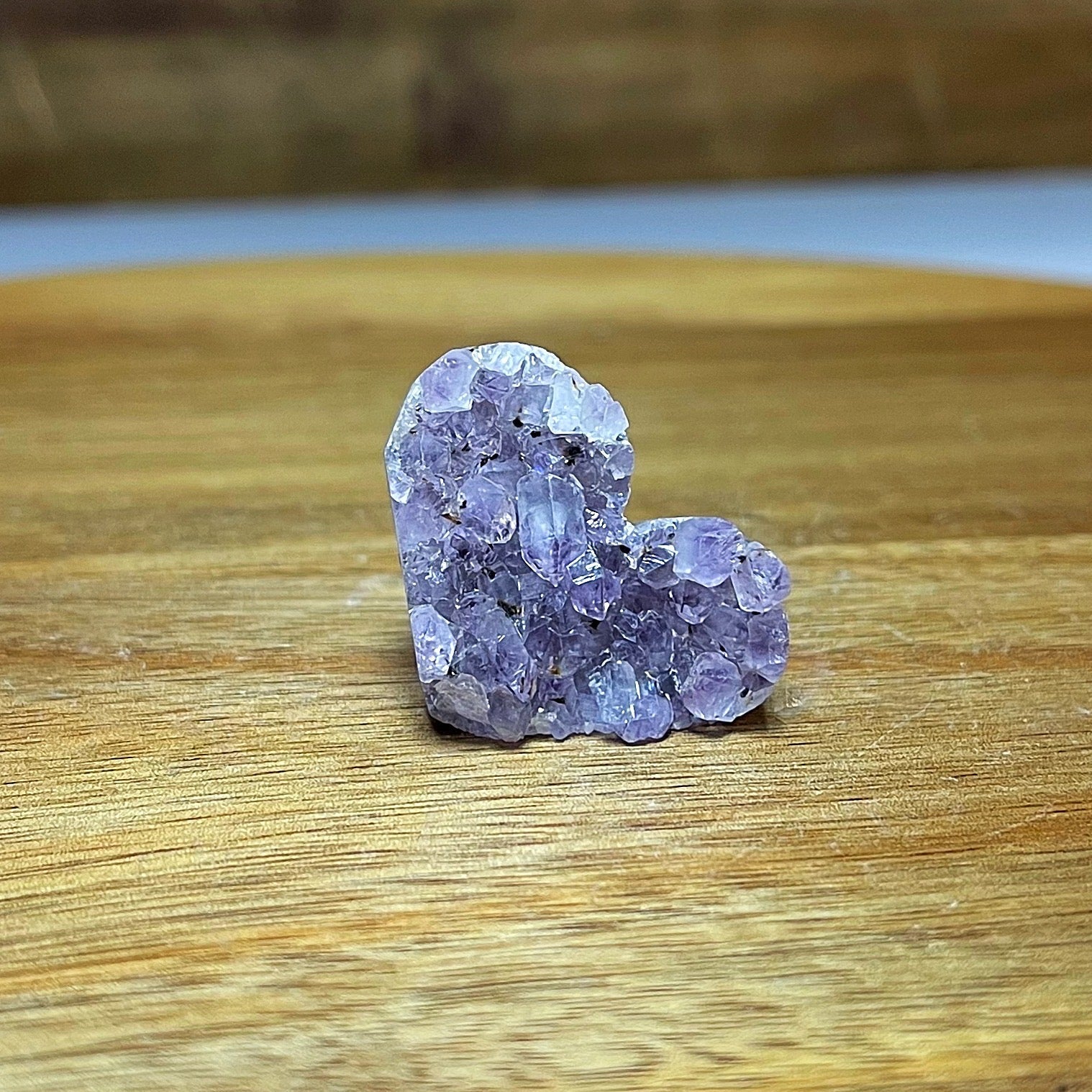 Black Amethyst Hearts