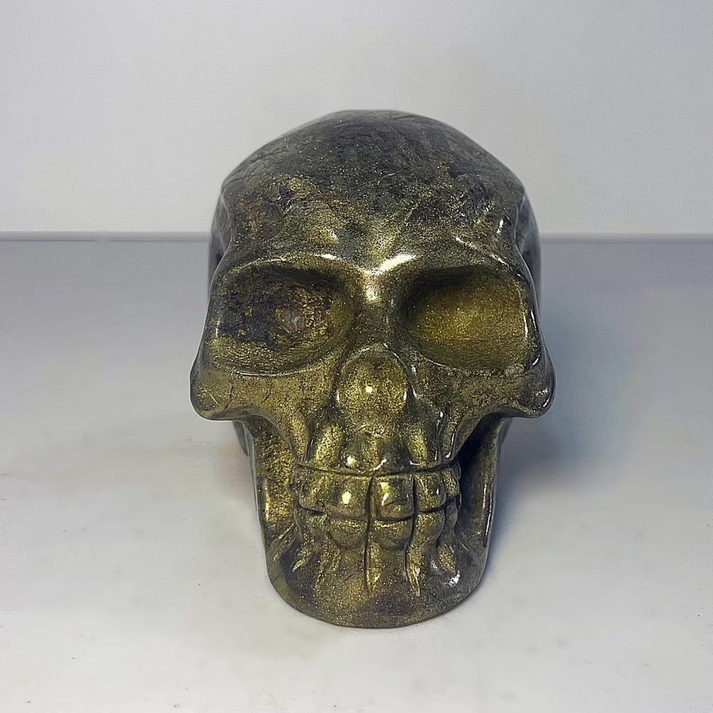 Pyrite Skull
