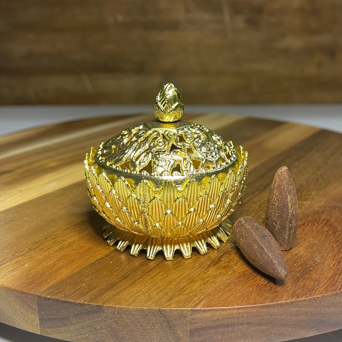 Gold Incense Burner
