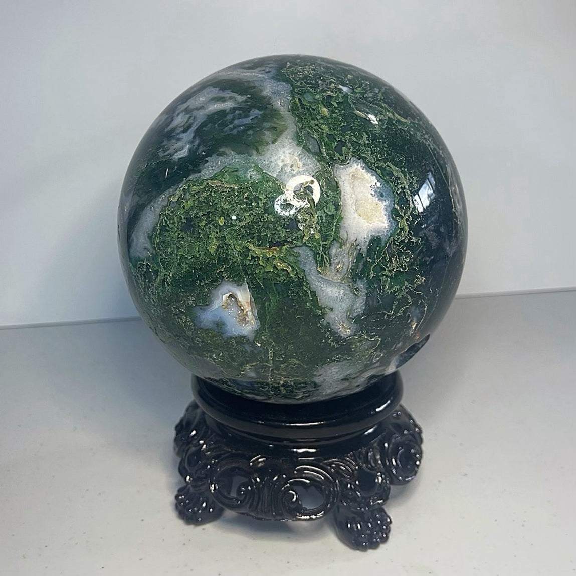 Moss Agate Sphere