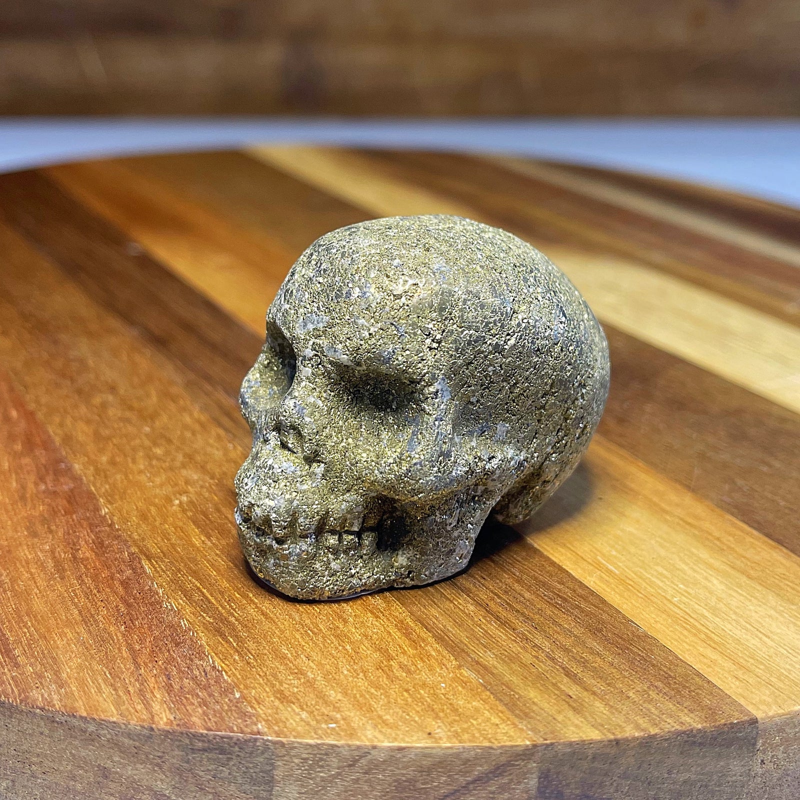 Pyrite Skull