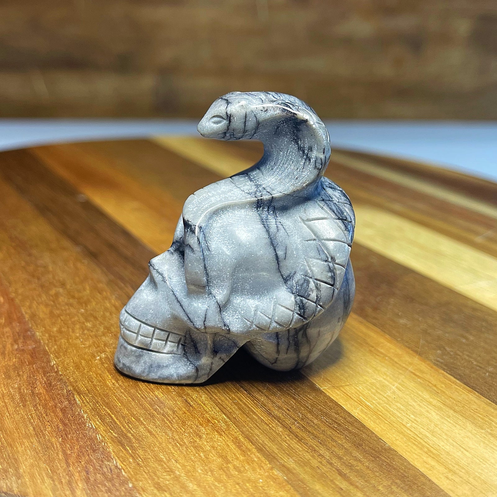 Spiderweb Jasper with Snake